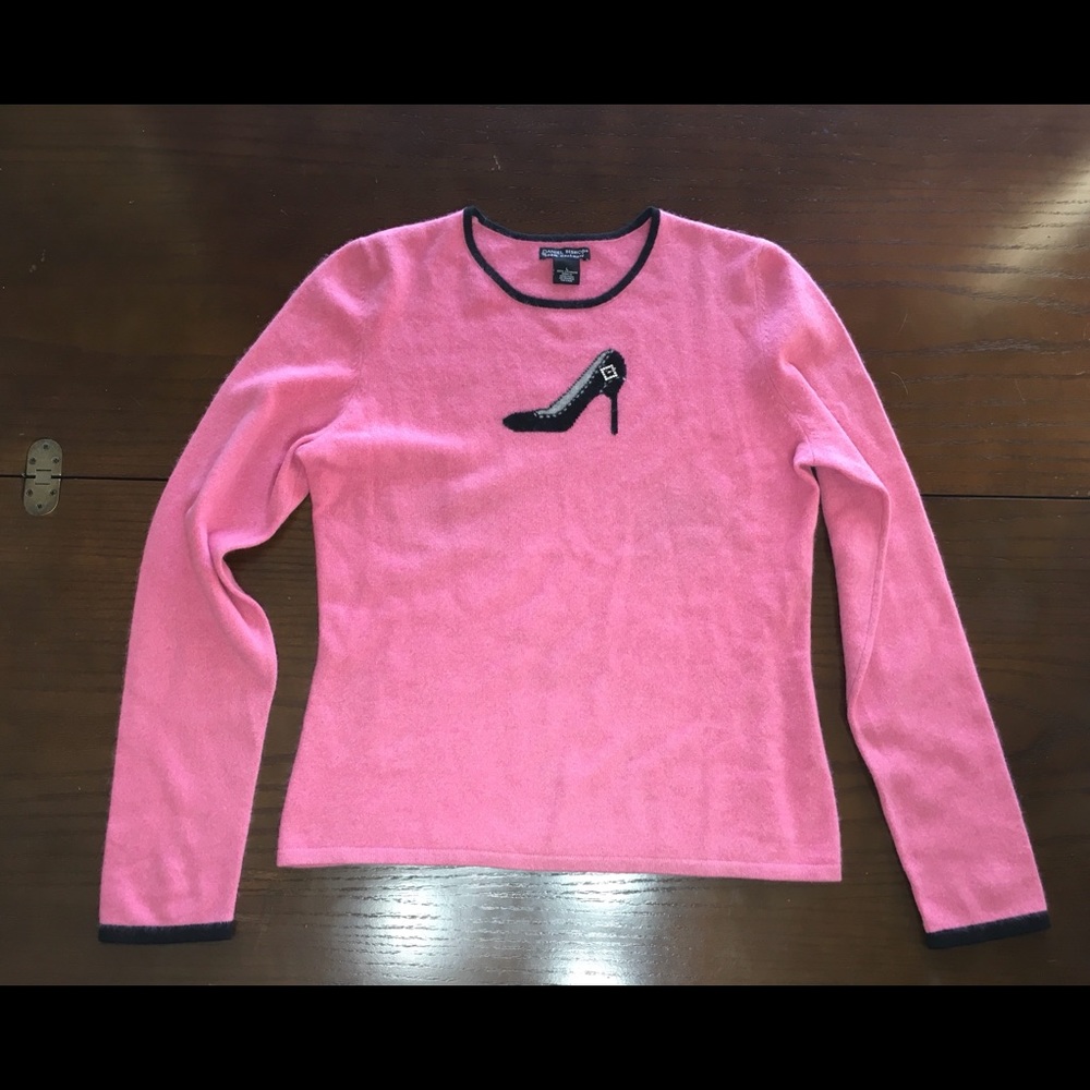 Cashmere Long sleeve, Large, Pink